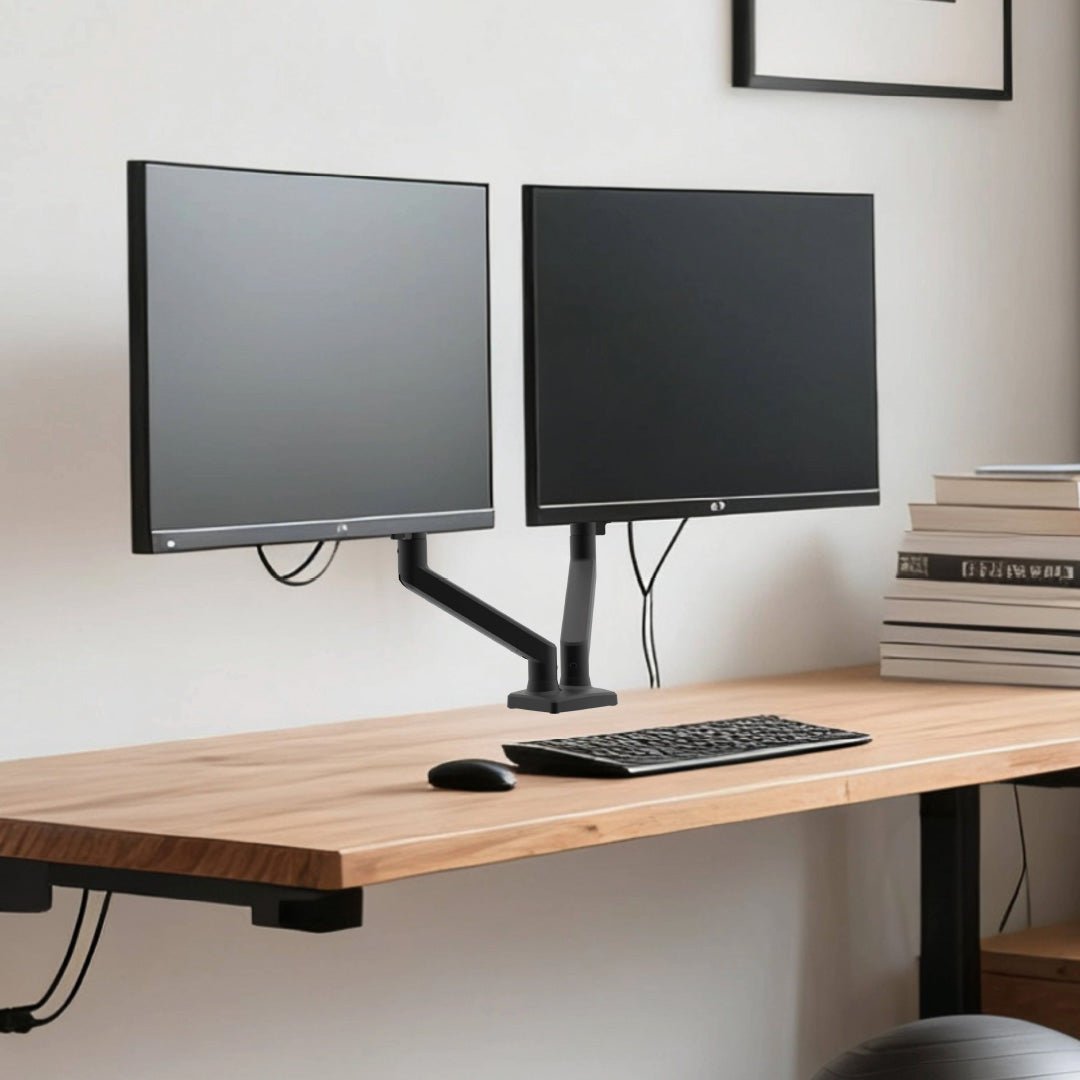 Soporte Monitor Gas Spring Doble UT-MTG120 17-32