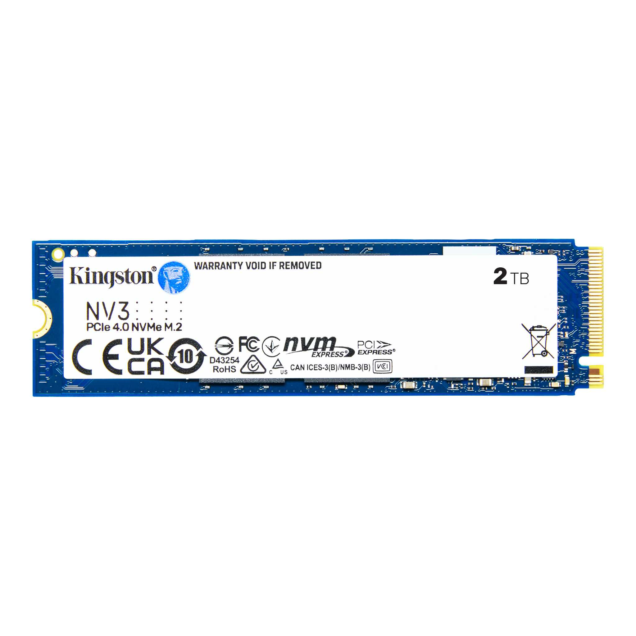 SSD 2TB Kingston NV3 PCIe 4.0 NVMe M.2