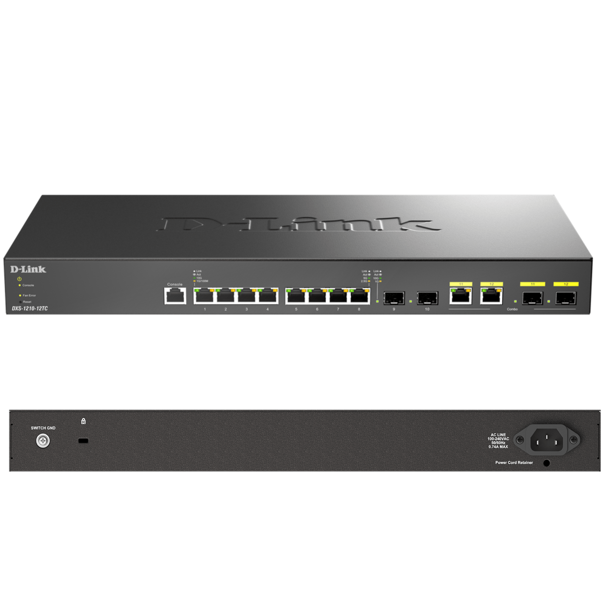 Switch 12 Puertos Gestionado 10G D - Link DXS - 1210 - 12TC