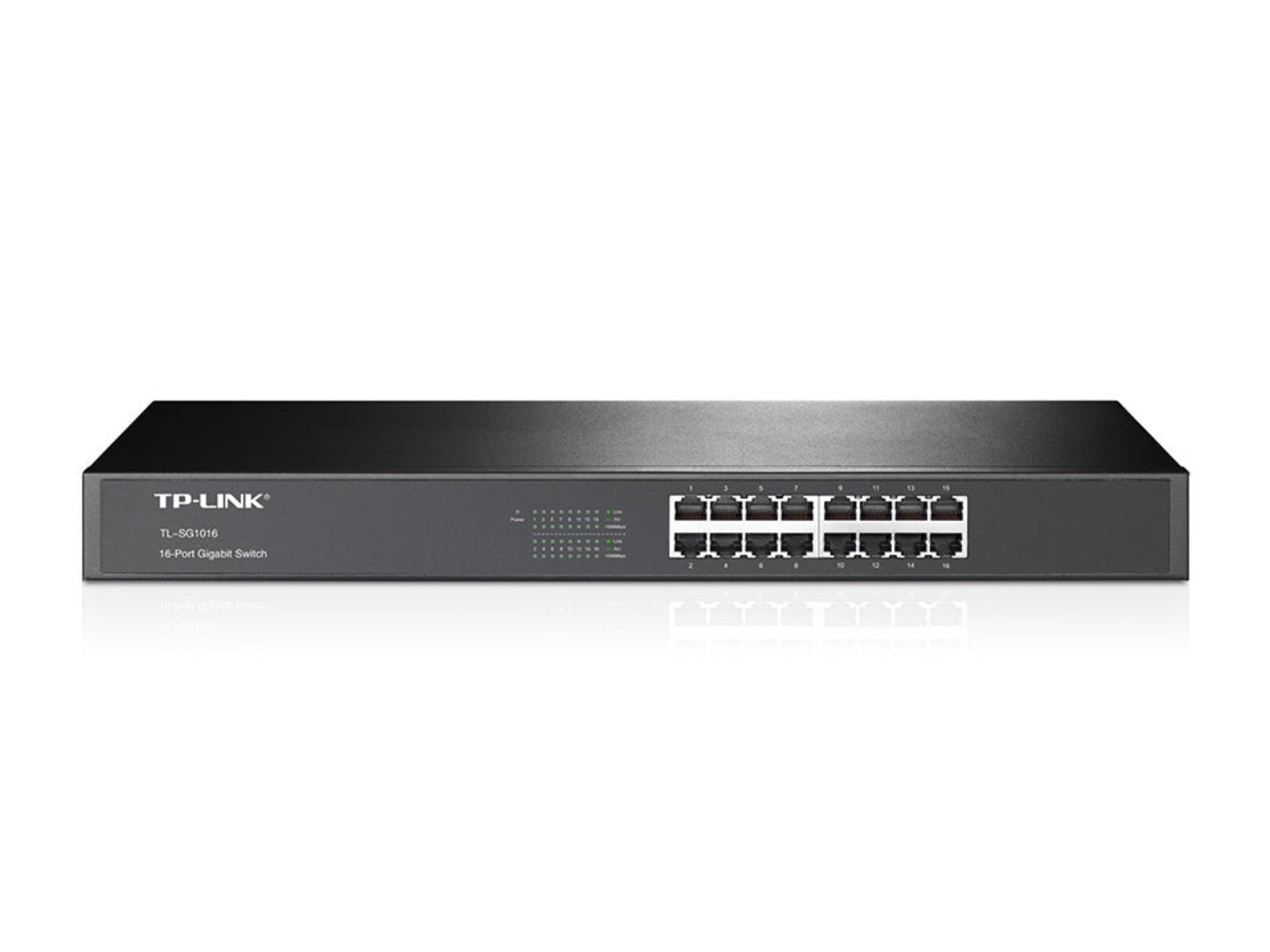 Switch 16 Puertos Gigabit TP-Link TL-SG1016 Rackeable