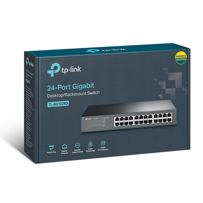 Switch 24 Puertos Gigabit TP - Link TL - SG1024D Rackeable