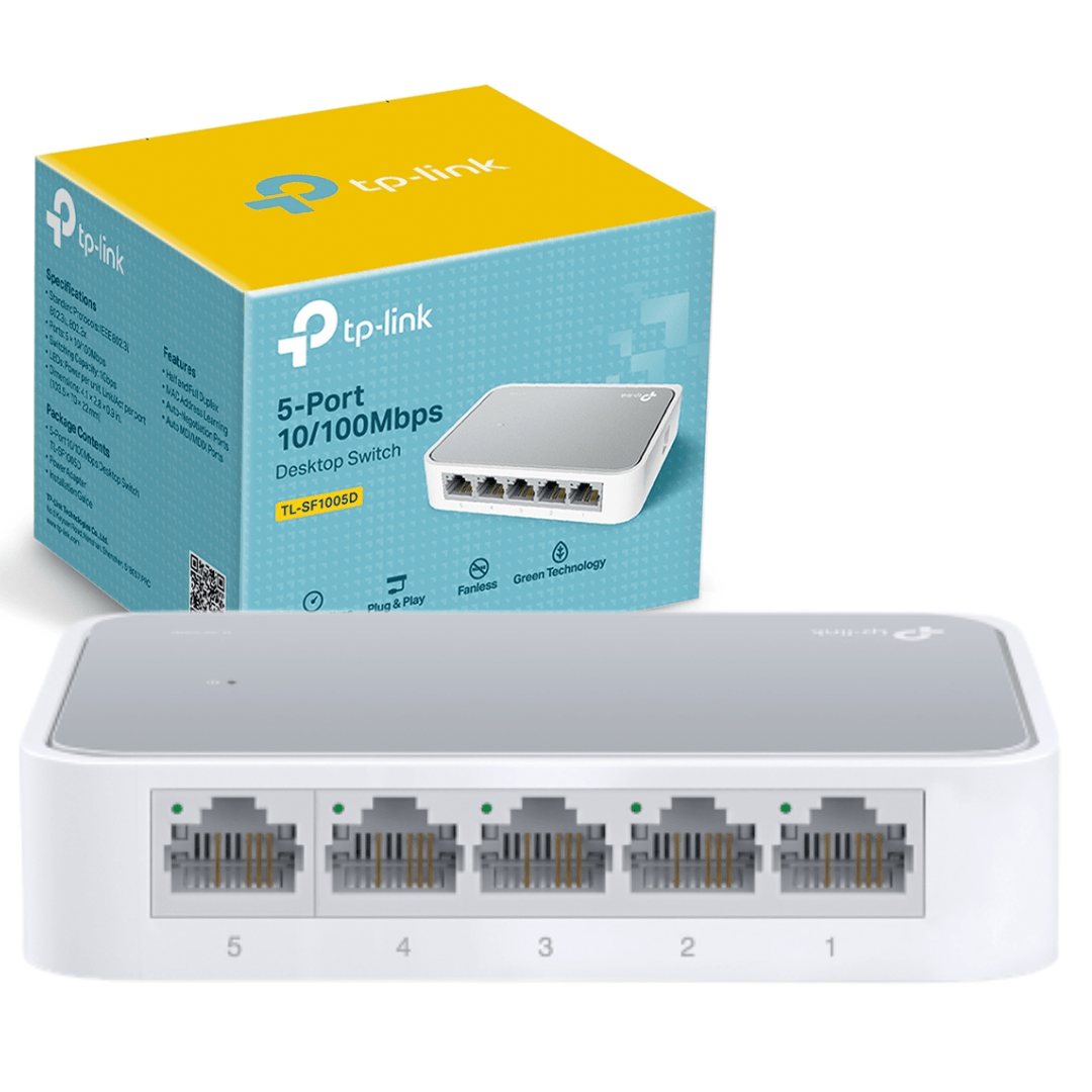 Switch 5 Puertos 10/100 Tp - Link TL - SF1005D