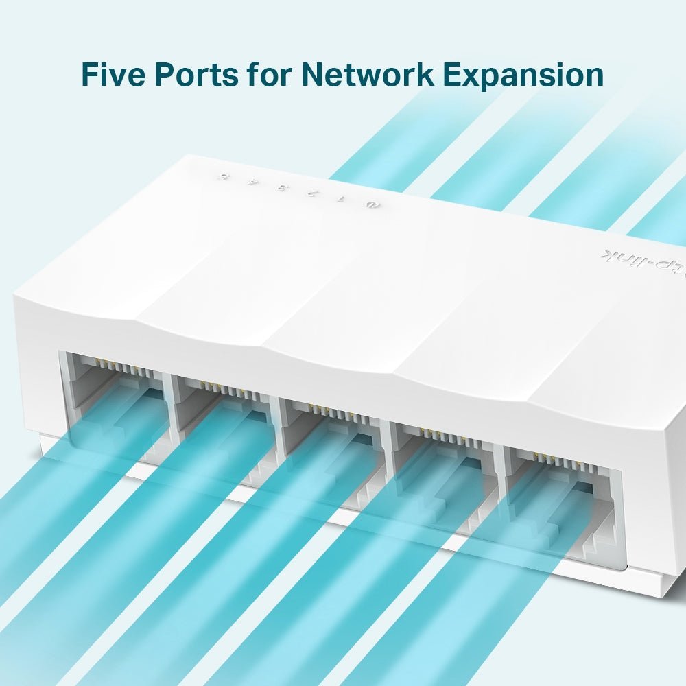 Switch 5 Puertos 10/100Mbps TP - Link LS1005 LiteWave