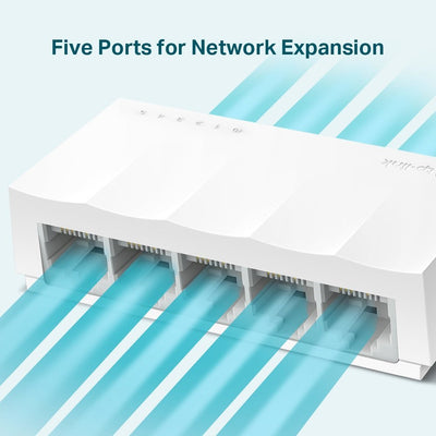 Switch 5 Puertos 10/100Mbps TP - Link LS1005 LiteWave