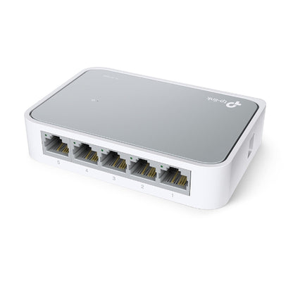 Switch 5 Puertos 10/100Mbps TP - Link TL - SF1005D Compacto