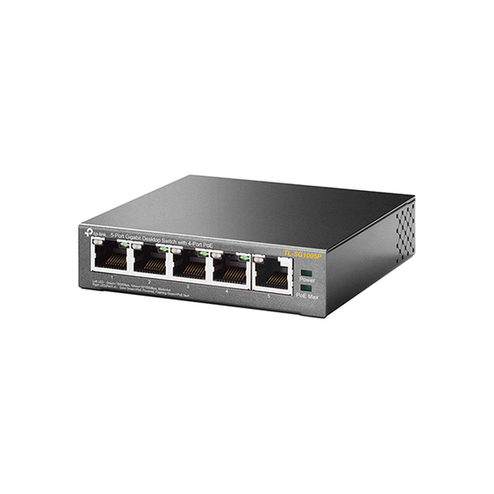 Switch 5 Puertos 4 PoE+ Gigabit Tp - Link TL - SG1005P