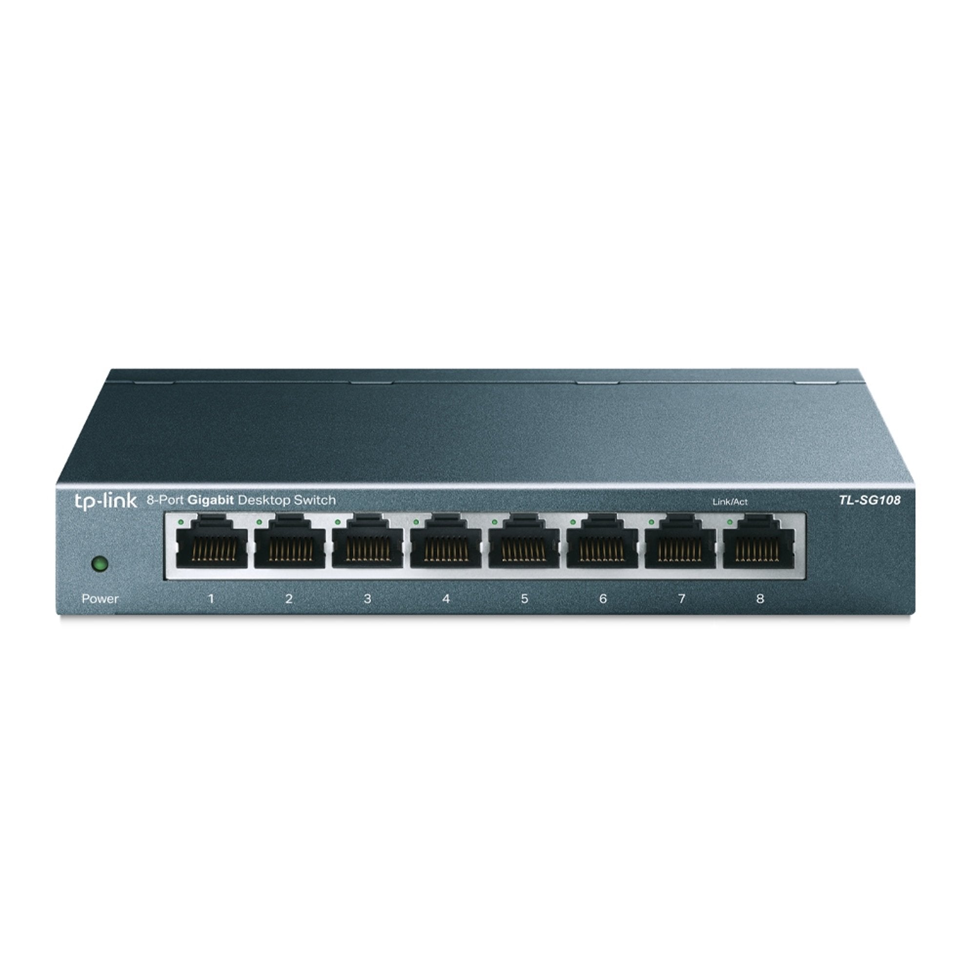 Switch 8 Puertos Gigabit TP - Link TL - SG108 Metálico