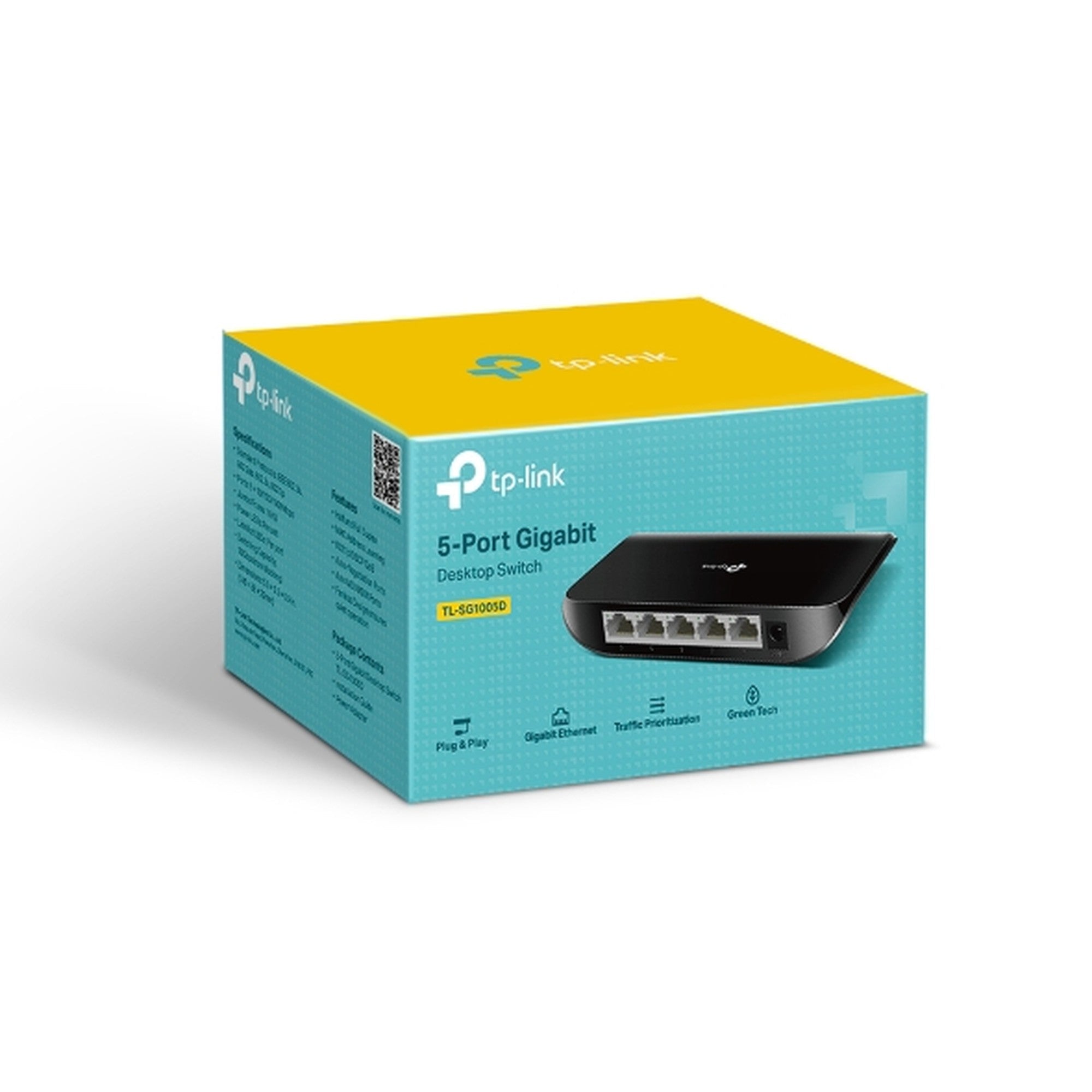 Switch de Escritorio TP - Link 5 Puertos Gigabit TL - SG1005DTP - LINKItems Digital Spa – Tecnología, Hogar y Fitness en un solo lugar