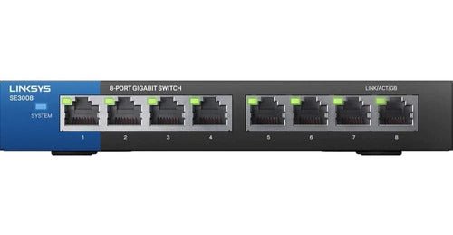 Switch Linksys 8 Puertos Gigabit Se3008