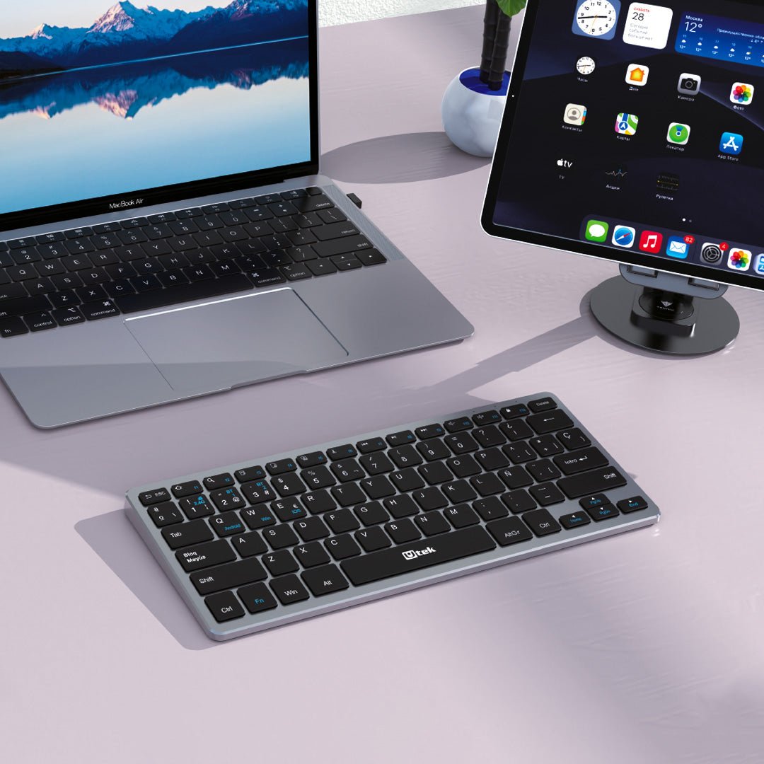 Teclado inalámbrico UTEK UT‑KBBT2100 multi dispositivo