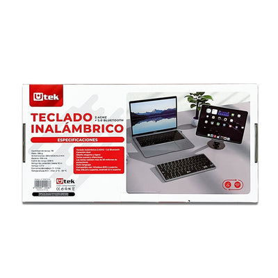 Teclado inalámbrico UTEK UT‑KBBT2100 multi dispositivo