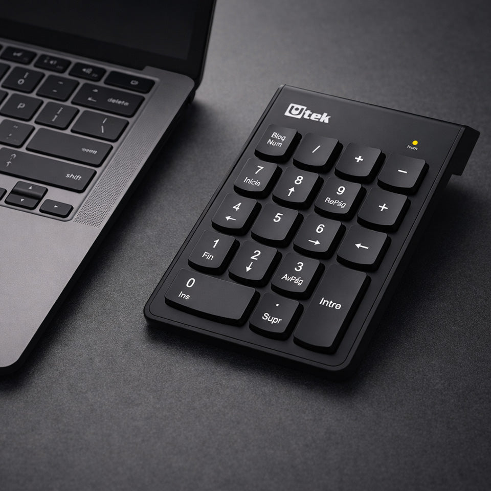 Teclado Numerico Inalambrico UT-KBN1200W PC Laptop