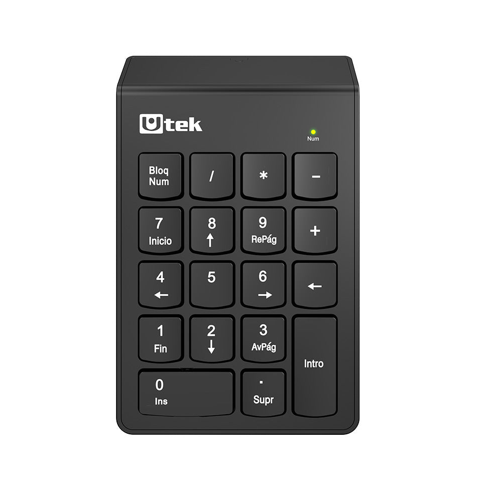 Teclado Numerico Inalambrico UT-KBN1200W PC Laptop
