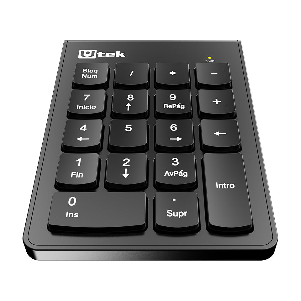 Teclado Numerico Inalambrico UT-KBN1200W PC Laptop