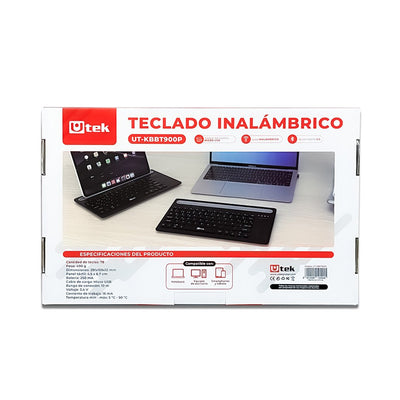 Teclado Recargable Con Touchpad UT - KBBT900P Smart TV TabletUtekItems Digital Spa – Tecnología, Hogar y Fitness en un solo lugar