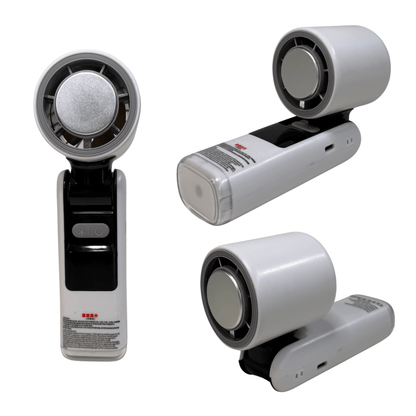 Ventilador Portátil con Pantalla Digital y Linterna LED
