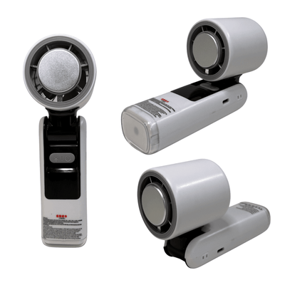 Ventilador Portátil con Pantalla Digital y Linterna LED